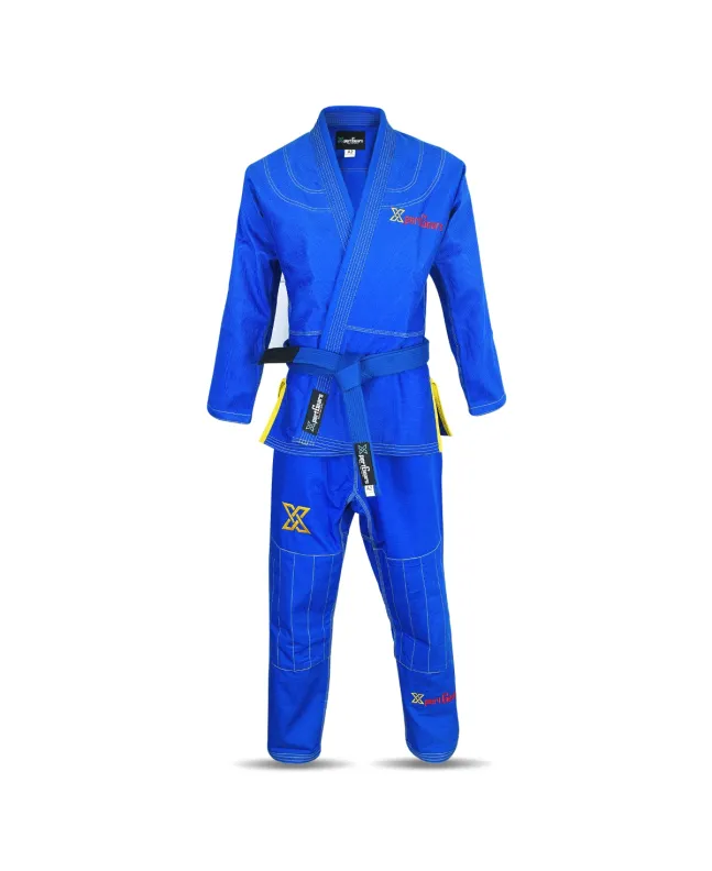 Premium Blue Brazilian Jiu-Jitsu Gi | Pearl/Twill/Rip-Stop Weave | Custom BJJ Kimono | OEM/ODM