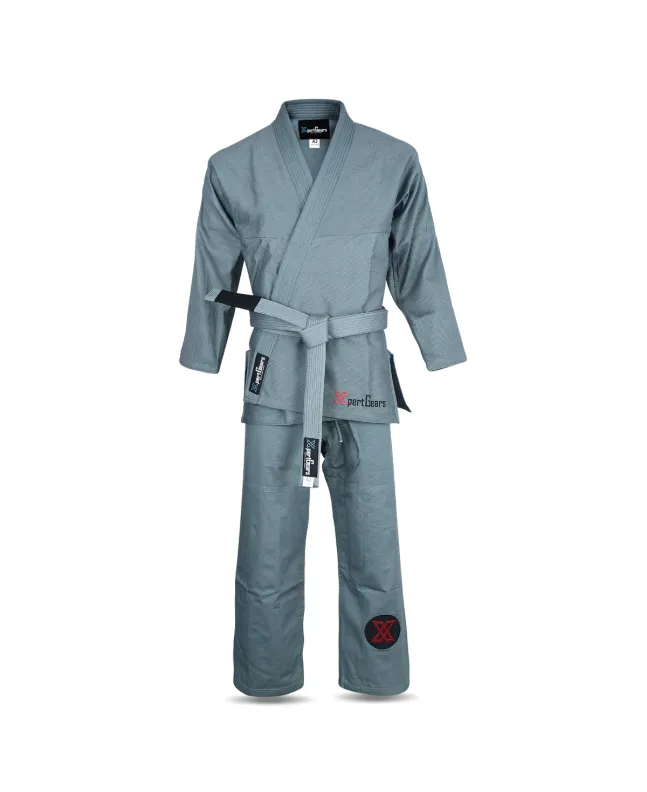Premium Grey Brazilian Jiu-Jitsu Gi | Pearl/Twill/Rip-Stop Weave | Custom BJJ Kimono | OEM/ODM