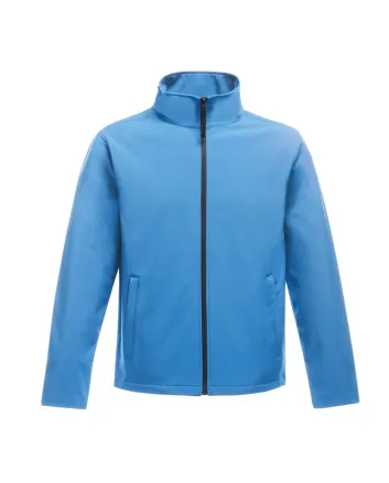 French Blue Water-Resistant SoftShell Windbreaker Jacket 