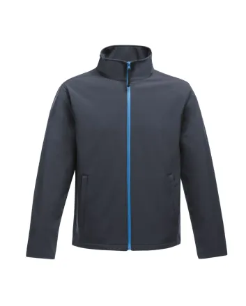 French Navy Water-Resistant SoftShell Windbreaker Jacket