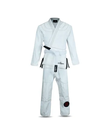 Heavyweight White Brazilian Jiu-Jitsu Gi | Twill Weave 550 GSM | Traditional BJJ Kimono | OEM/ODM