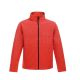 Classic Red Water-Resistant SoftShell Jacket front view