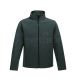 Dark Spruce Water-Resistant SoftShell Windbreaker Jacket front view