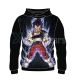 Front view of Dragon Ball 3D Fleece Pullover Hoodie