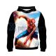 Front view of Spiderman Ben Parker 3D Fleece Pullover Hoodie
